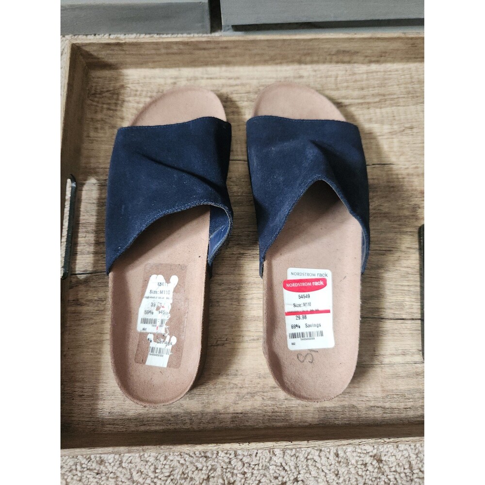 Splendid RAVEN blue slide sandals NEW